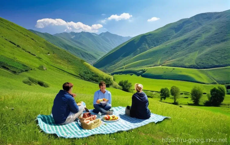 조지아에서 무료로 즐길 수 있는 활동 - **Prompt 1: Enchanting Old Tbilisi Evening**
    "A charming, atmospheric evening scene in the histo...