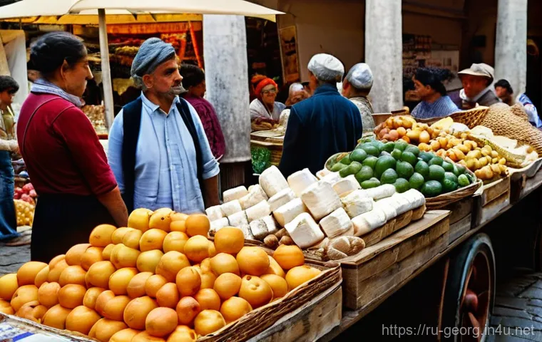 조지아에서 무료로 즐길 수 있는 활동 - **Prompt 2: Serene Mountain Picnic in Georgia**
    "A picturesque and peaceful scene of a group of ...